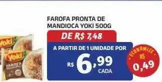 Bahamas Mix Farofa pronta de mandioca yoki oferta