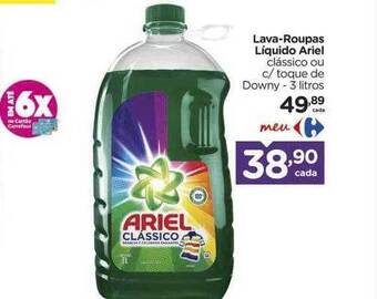 Carrefour Lava-roupas líquido ariel oferta