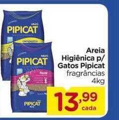 Carrefour Areia higiênica p gatos pipicat oferta