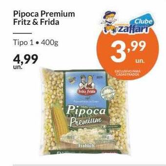 Pipoca premium fritz & frida tipo 1