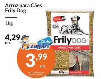 Zaffari Arroz para cães frily dog oferta