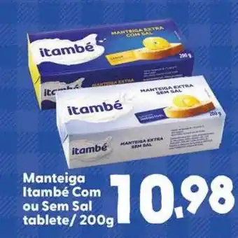 Confiança Supermercados Manteiga itambé com ou sem sal tablete oferta