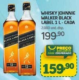 Cooper Whisky johnnie walker black label oferta
