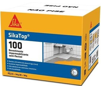 Quero Quero Impermeabilizante sikatop 100 caixa 18kg oferta