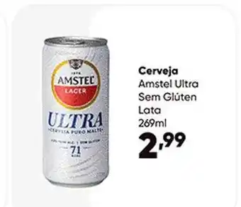 Zaffari Cerveja amstel ultra sem gluten oferta
