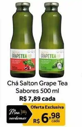 Chá salton grape tea sabores