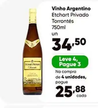 Vinho argentino etchart privado torrontés