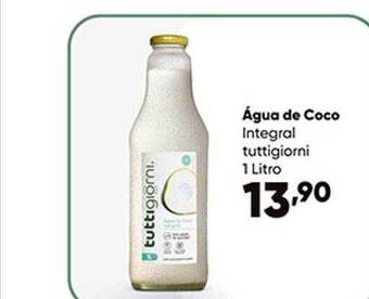 Zaffari Água de coco integral tuttigiorni oferta