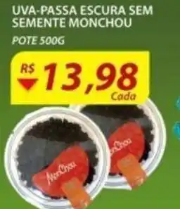 Uva Passa Escura Sem Semente Mon Chou 500g