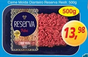 Supermercados Guanabara Carne Moida Dianteiro Reserva 500g oferta