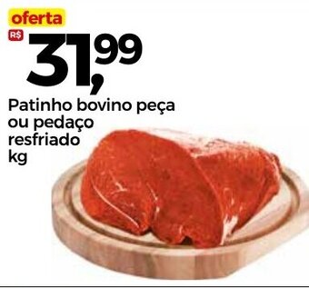 Frangolândia Patinho Bovino peça ou pedaço resf. 1kg oferta