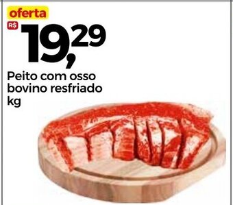 Frangolândia Peito com osso bovino resfriado 1kg oferta
