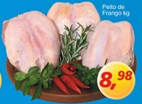 Supermercados Guanabara Peito de Frango 1kg oferta