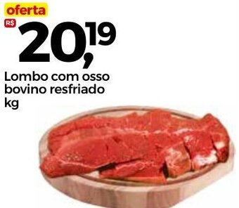 Frangolândia Lombo com osso bovino resfriado 1kg oferta