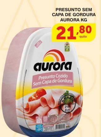 Roldão Presunto sem capa de gordura aurora kg oferta