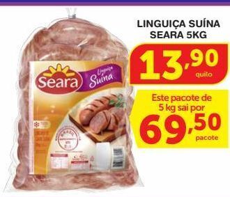 Roldão Linguiça suína seara 5kg oferta