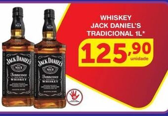 Roldão Whisky jack daniel´s 1l oferta