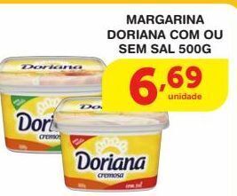 Roldão Margarina doriana com ou sem sal 500g oferta