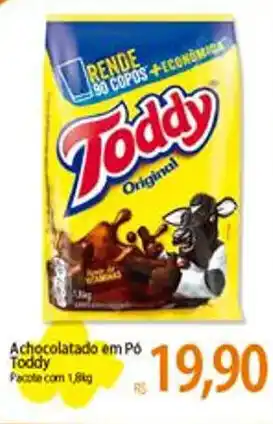 Atacadão Achocolatado em pó Toddy 1.8kg oferta