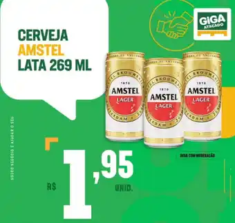 Cerveja Amstel lata 269ml