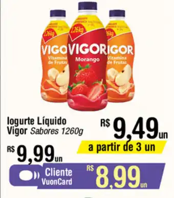 Fort Atacadista Iogurte liquido Vigor 1260kg oferta