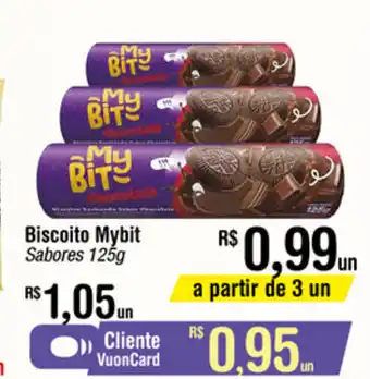 Fort Atacadista Biscoito MyBit 125g oferta
