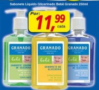 Supermercados Guanabara Sabonete Liquido Glicerinado Bebe Granado 250ml oferta