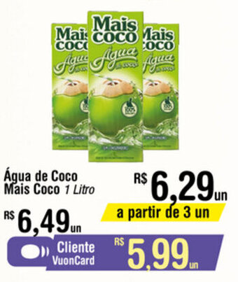 Fort Atacadista Agua de Coco Mais Coco 1L oferta