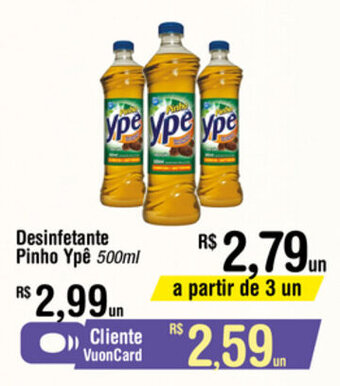 Fort Atacadista Desinfetante Pinho Ype 500ml oferta