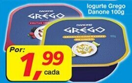 Supermercados Guanabara Iogurte Grego Danone 100g oferta