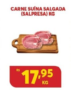 Atacadão Centro Sul Carne Suina Salgada (Salpresa) 1kg oferta