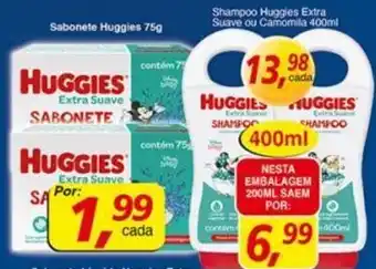 Supermercados Guanabara Sabonete Huggies 75g oferta