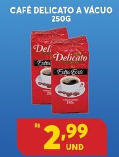 Atacadão Centro Sul Cafe Delicato a vacuo 250g oferta