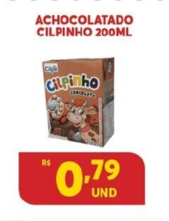 Atacadão Centro Sul Achocolatado Cilpinho 200ml oferta