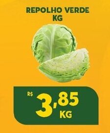 Atacadão Centro Sul Repolho Verde 1kg oferta