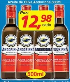 Supermercados Guanabara Azeite de Oliva Andorinha 500ml oferta