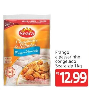 Extra Supermercado Frango a Passarinho Congelado Seara zip 1kg oferta
