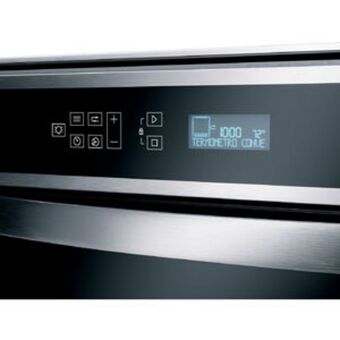 Forno de embutir a gás brastemp 78 litros cor inox com convecção e termômetro meat control   - boh84ar 220v