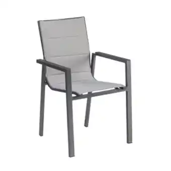Leroy Merlin Cadeira aluminio orion gama 90x59x57cm marrom naterial oferta