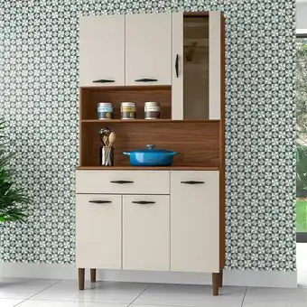 Gazin Cozinha compacta 6 portas 1 gaveta golden kit´s paraná oferta