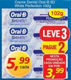 Supermercados Guanabara Creme Dental Oral-B 102g oferta