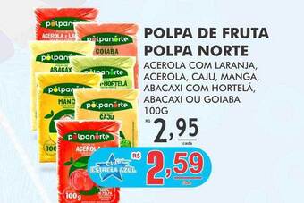 Supermercado Estrela Azul Polpa de fruta polpa norte oferta