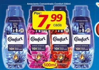 Supermercados Guanabara Amaciante Concentrado Comfort 500ml oferta