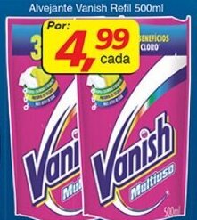 Supermercados Guanabara Vanish Refill 500ml oferta