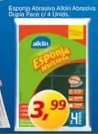Supermercados Guanabara Esponja Abrasiva Alklin Abrasiva Dupla Face c/4 unids. oferta