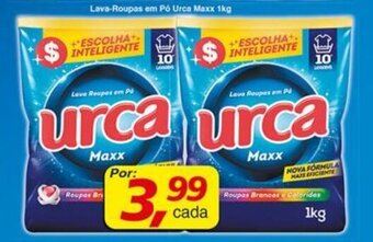 Lava roupas em pó Urca Maxx 1kg