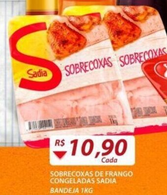 Assaí Atacadista Sobrecoxas de Frango Congeladas Sadia 1kg oferta