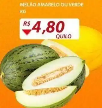 Assaí Atacadista Melão Amarelo ou verde 1kg oferta