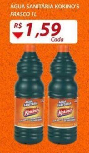 Assaí Atacadista Água Sanitaria Kokino's 1L oferta