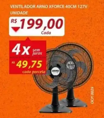Assaí Atacadista Ventilador Arno Xforce 40cm 127V oferta